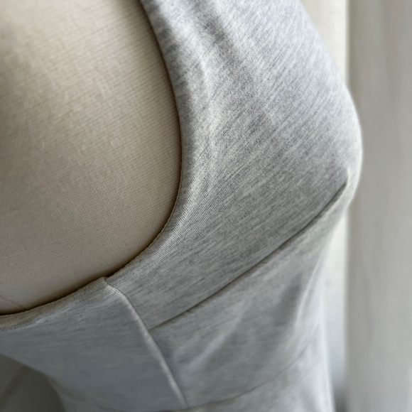 Banana Republic Elegant Gray Sleeveless Dress - Picture 3 of 7